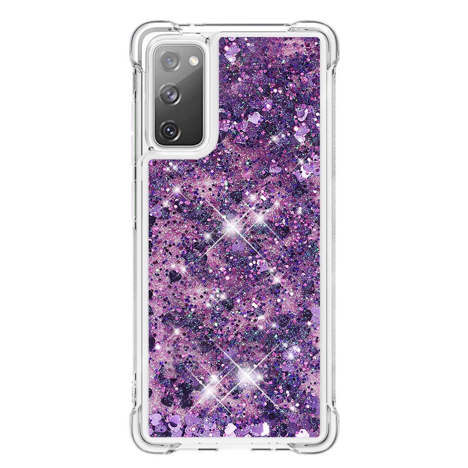 For Samsung Galaxy S20 FE 4G/FE 5G/S20 Lite/S20 FE 2022 TPU Case Glitter Quicksand Shockproof Phone Back Cover Dark Purple/Heart
For Samsung Galaxy S20 FE 4G/FE 5G/S20 Lite/S20 FE 2022 TPU Case Glitter Quicksand Shockproof Phone Back Cover Dark Purple/Heart