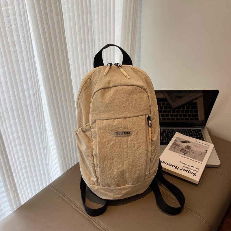 Summer New Backpack Women S Nylon Cloth Lightweight Small Backpack Mountaineering Travel Bag Sports Waterproof Schoolbag Tide хаки
Summer New Backpack Women S Nylon Cloth Lightweight Small Backpack Mountaineering Travel Bag Sports Waterproof Schoolbag Tide хаки