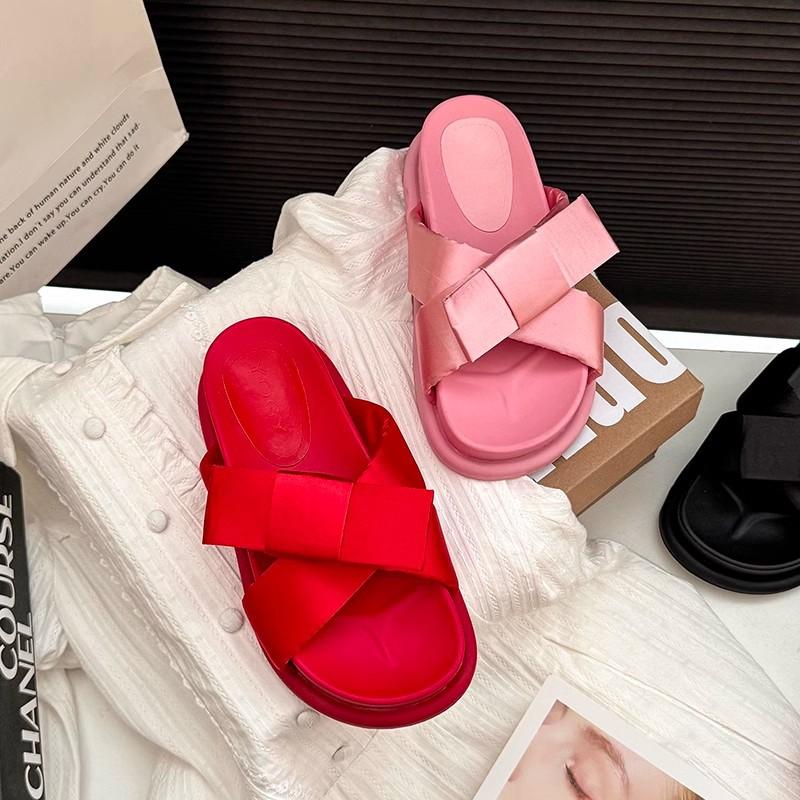 French bow thick-soled sandals lazy slippers women s wear spring and summer new cross-casual soft-soled one-word slippers 35 чорний
French bow thick-soled sandals lazy slippers women s wear spring and summer new cross-casual soft-soled one-word slippers 35 чорний
