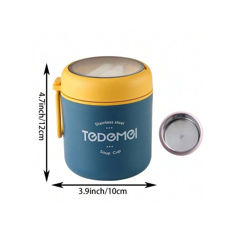 Premium Stainless Steel Insulated Lunch Box with Spoon Leak-Proof Thermal Container for Office Travel Keeps Food Hot or Cold синій
Premium Stainless Steel Insulated Lunch Box with Spoon Leak-Proof Thermal Container for Office Travel Keeps Food Hot or Cold синій