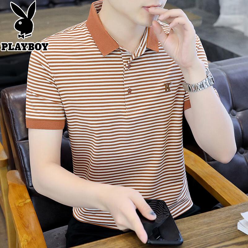 PLAYBOY Men s 2026 Summer Striped Short Sleeve Polo Shirt M
PLAYBOY Men s 2026 Summer Striped Short Sleeve Polo Shirt M