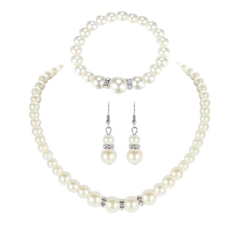 Pearl Beaded Chain Earrings White Faux Pearl Necklace and Bracelet Jewelry Decor 1
Pearl Beaded Chain Earrings White Faux Pearl Necklace and Bracelet Jewelry Decor 1