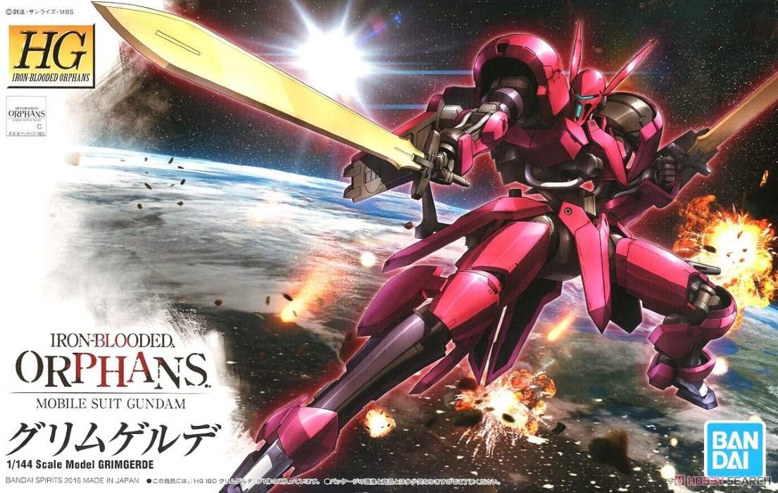 HG Mobile Suit Gundam: Iron-Blooded Orphans Grimgerde 1/144 Scale Pre-Colored Plastic Model
HG Mobile Suit Gundam: Iron-Blooded Orphans Grimgerde 1/144 Scale Pre-Colored Plastic Model
