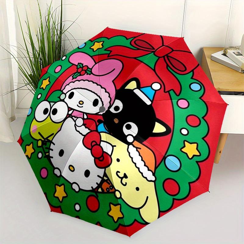 1pc Christmas Hello Kitty CharactersUmbrella with Plastic Handle,Suitable for All Seasons Home Travel Outdoor UmbrellaSanlio147
1pc Christmas Hello Kitty CharactersUmbrella with Plastic Handle,Suitable for All Seasons Home Travel Outdoor UmbrellaSanlio147