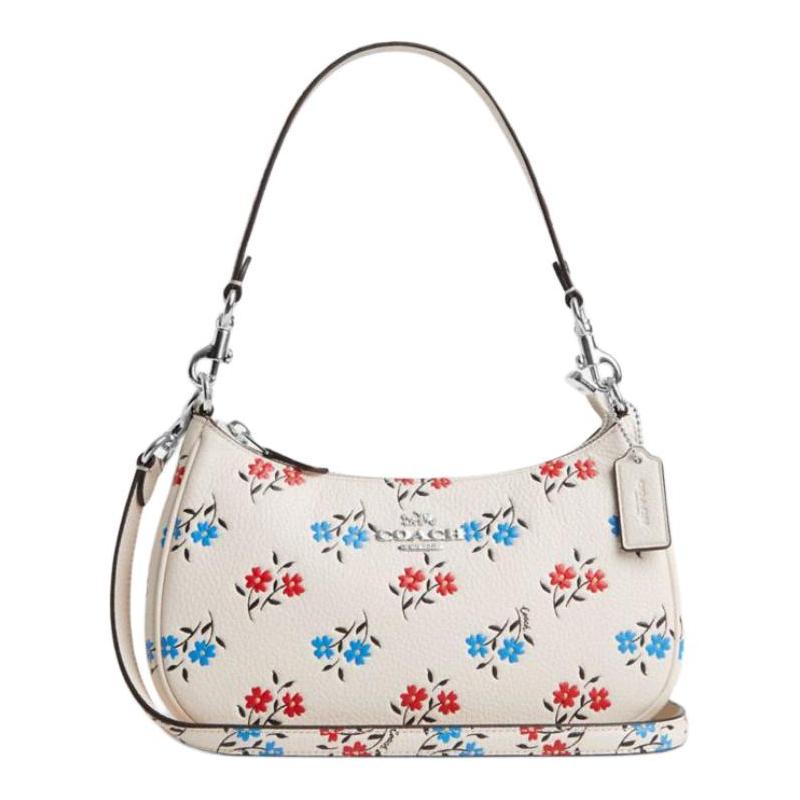 COACH Teri 24 Floral Print Fine Pebbled Leather Shoulder Bag Medium Women s Silver and Chalk Multicolor срібний
COACH Teri 24 Floral Print Fine Pebbled Leather Shoulder Bag Medium Women s Silver and Chalk Multicolor срібний