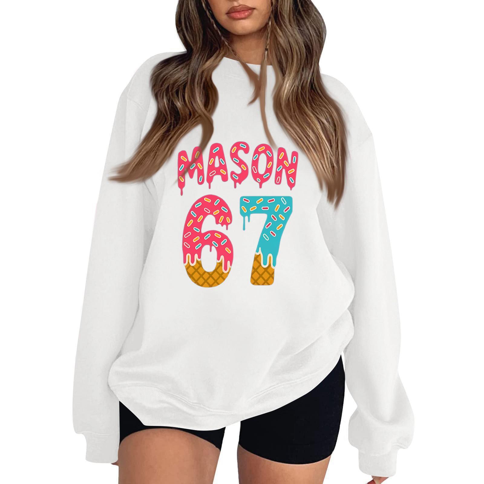Women s Fashionable Casual Long-Sleeved Round-Neck Printed Pullover Sweatshirt XL
Women s Fashionable Casual Long-Sleeved Round-Neck Printed Pullover Sweatshirt XL