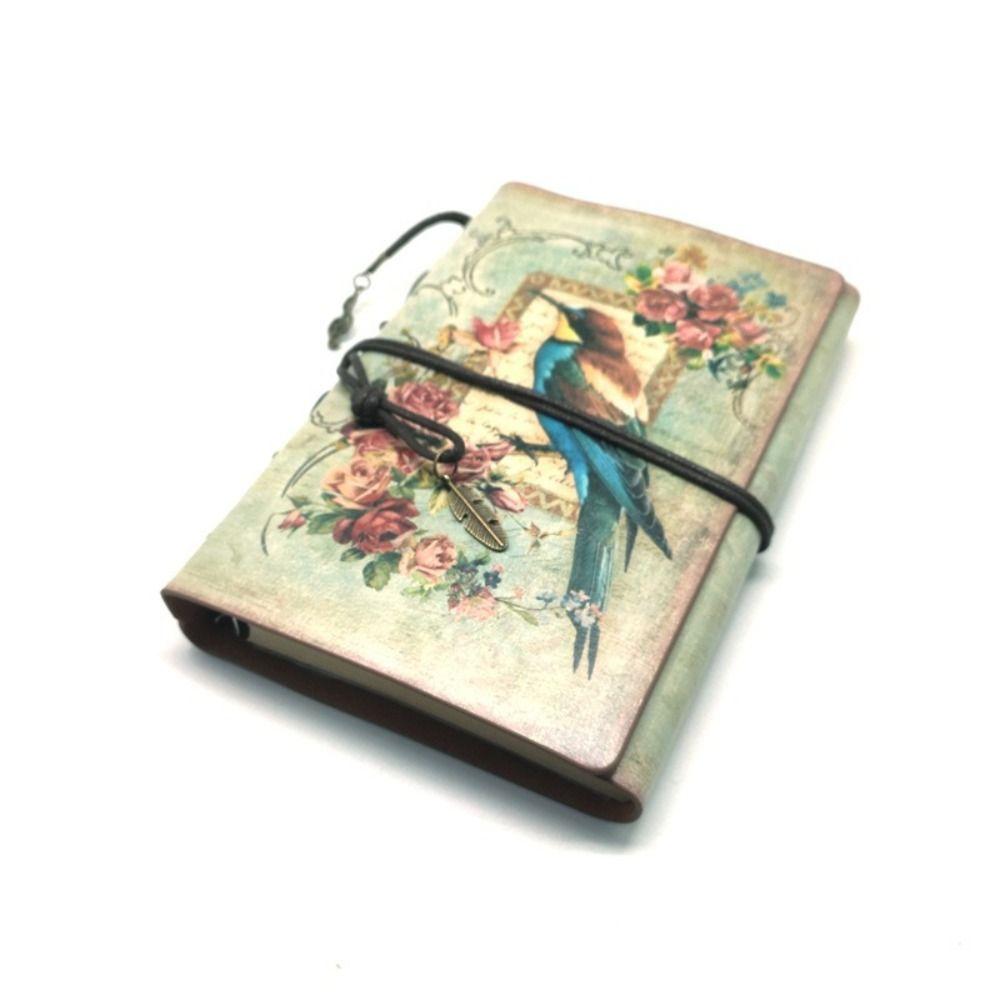 A6 Bird Flower Notebook Classic Retro Looseleaf Notepad Kraft Paper Notebook Office Supplies 6Holes
A6 Bird Flower Notebook Classic Retro Looseleaf Notepad Kraft Paper Notebook Office Supplies 6Holes