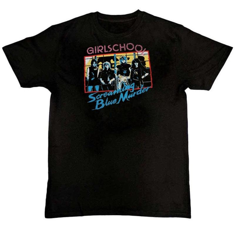 GIRLSCHOOL Screaming Blue Murder Tour Graphic Unisex T-Shirt L
GIRLSCHOOL Screaming Blue Murder Tour Graphic Unisex T-Shirt L