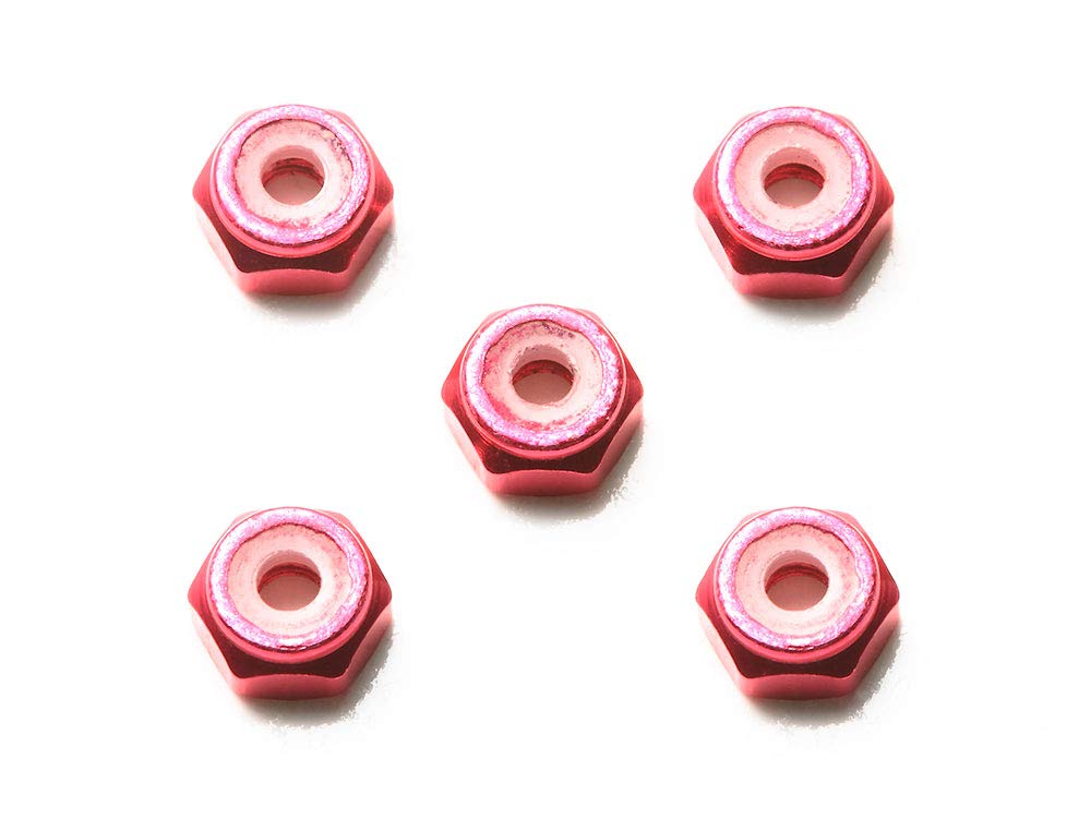 Tamiya Mini 4WD special project product 2mm aluminum lock nuts (5 pink) 95426 
Tamiya Mini 4WD special project product 2mm aluminum lock nuts (5 pink) 95426
