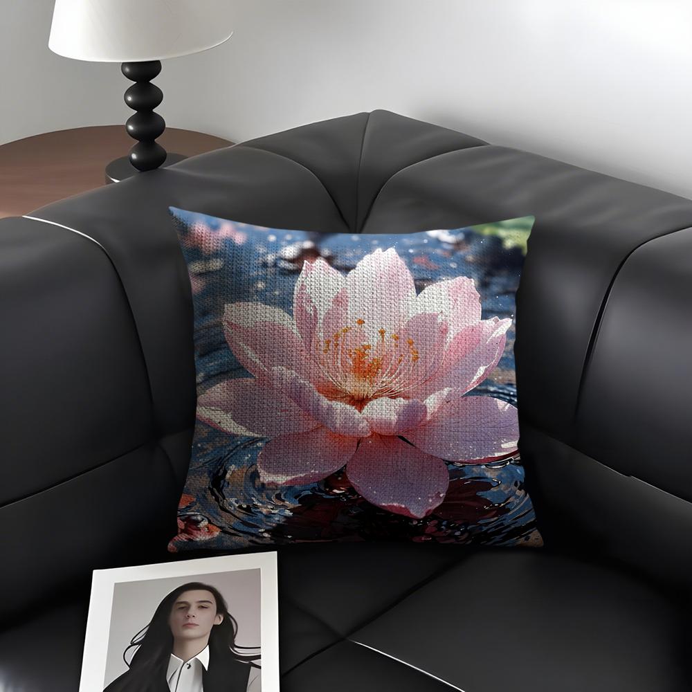 Lotus Fashion Cushion Cover Natural Linen Organic Fabric DoubleSided Printing Sofa Home Decor Gift Pillow Case 30x30cm
Lotus Fashion Cushion Cover Natural Linen Organic Fabric DoubleSided Printing Sofa Home Decor Gift Pillow Case 30x30cm