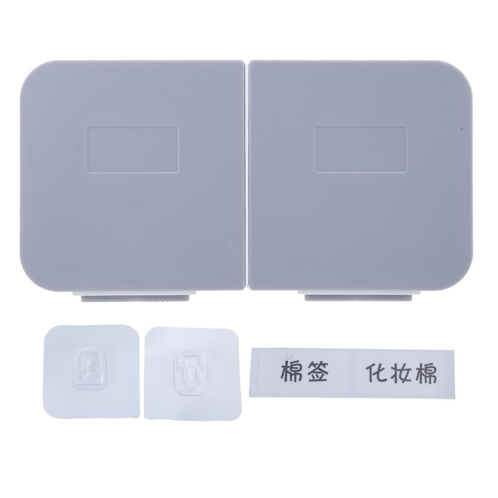 HIPS Material Makeup Box Side Flip Cover White Gray/Pink Purple Cotton Swab Holder Washable Waterproof Cotton Ball Holder Vanity
HIPS Material Makeup Box Side Flip Cover White Gray/Pink Purple Cotton Swab Holder Washable Waterproof Cotton Ball Holder Vanity