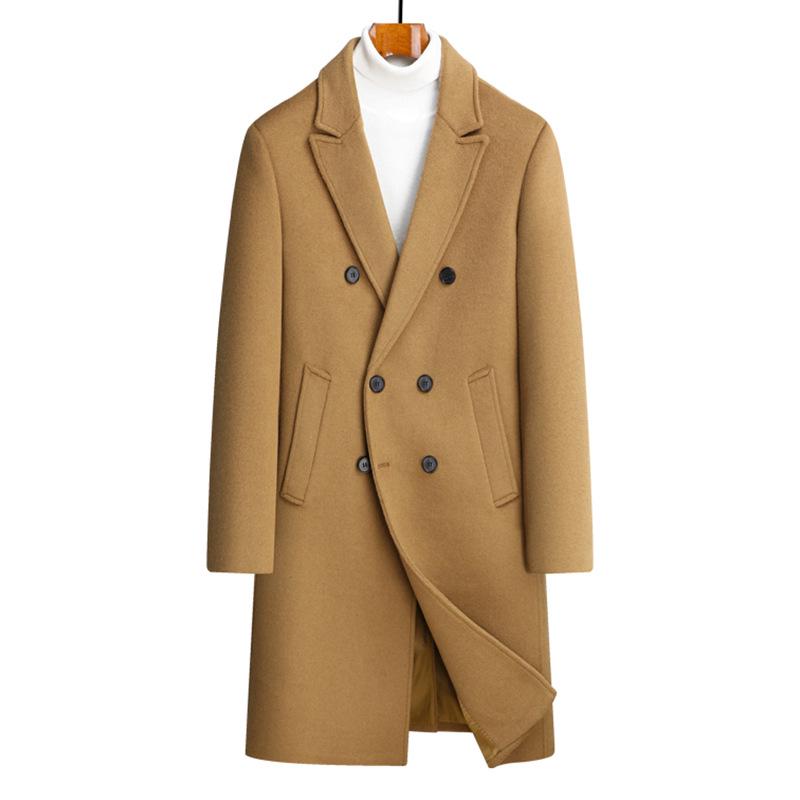 Men s Double-Breasted Wool Coat - Lambswool, Long, Warm, for Autumn and Winter Business Wear 4XL верблюд
Men s Double-Breasted Wool Coat - Lambswool, Long, Warm, for Autumn and Winter Business Wear 4XL верблюд