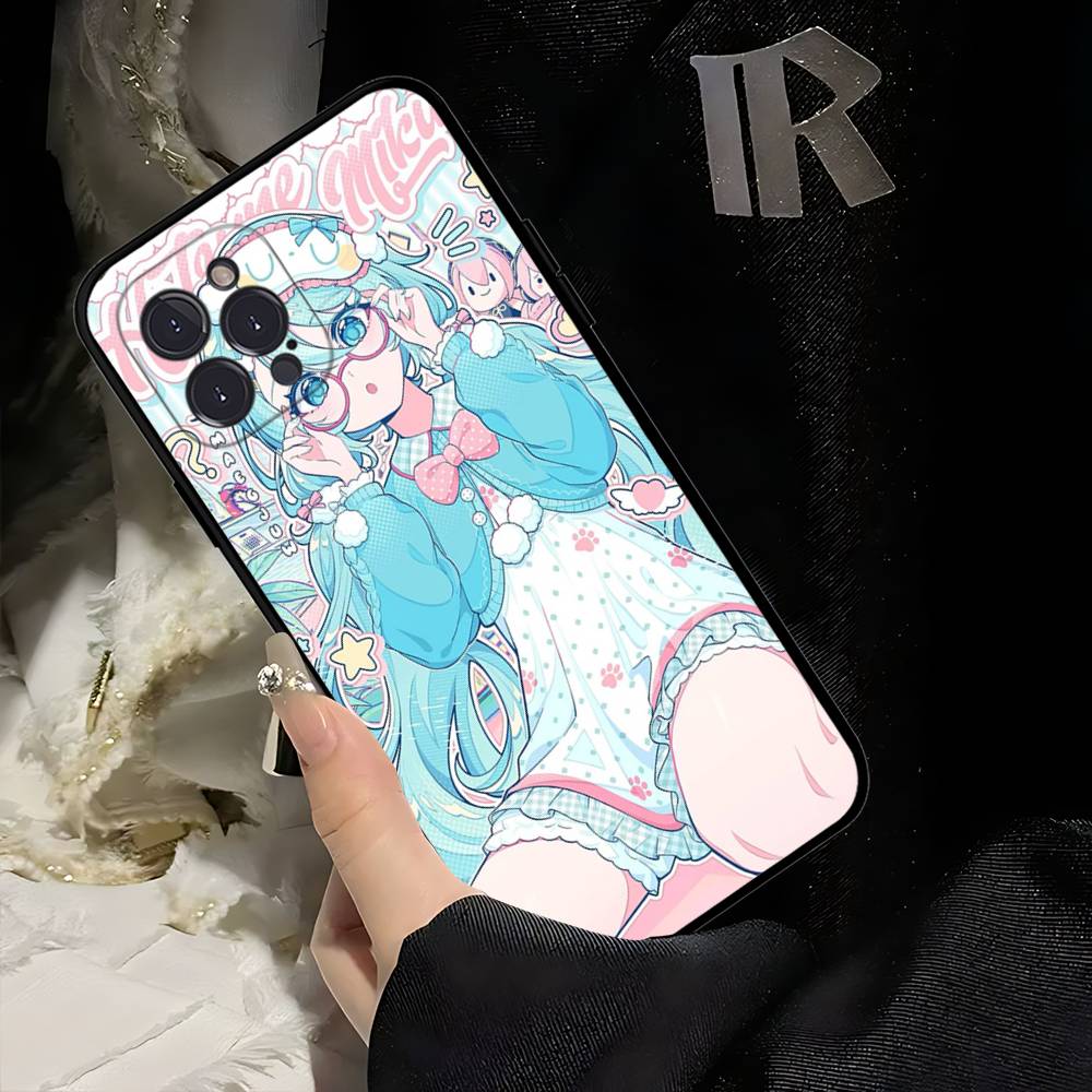 Kawaii H-Hatsune Miku Black Soft Phone Case For IPhone 16 15 14 13 11 12 17 Pro Max Mini Plus iPhone 16
Kawaii H-Hatsune Miku Black Soft Phone Case For IPhone 16 15 14 13 11 12 17 Pro Max Mini Plus iPhone 16