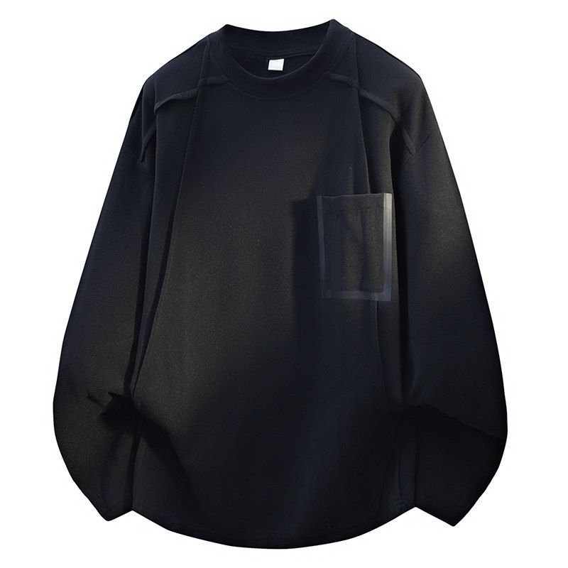 Medm Beprp Deconstructed Patchwork Sweatshirt for Men, Casual Design, Long-Sleeved Round Neck Pullover, Loose Base Shirt Gy6327 Black 4XL
Medm Beprp Deconstructed Patchwork Sweatshirt for Men, Casual Design, Long-Sleeved Round Neck Pullover, Loose Base Shirt Gy6327 Black 4XL