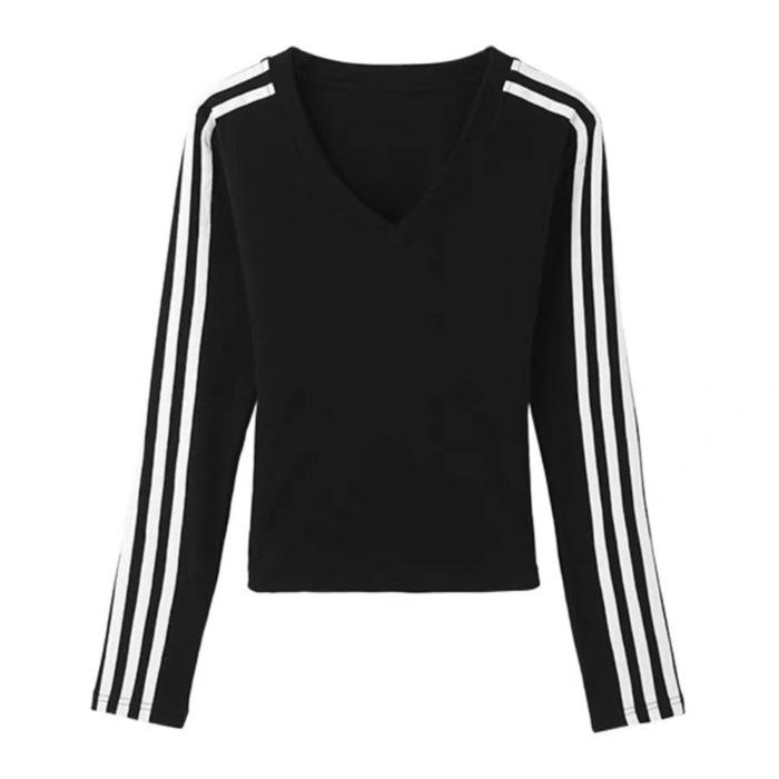 Design Sense Three Bar Neck Bottom Shirt Women s Spring Slim Spice Girl Style Long Sleeve T-Shirt Spice Girl Top XL чёрный
Design Sense Three Bar Neck Bottom Shirt Women s Spring Slim Spice Girl Style Long Sleeve T-Shirt Spice Girl Top XL чёрный