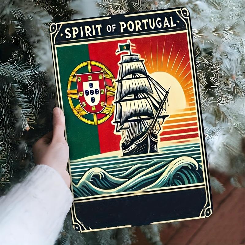Mfoever Tin Sign HD Tin Sign Spirit of Portugal Vintage Wall Decor Retro Portuguese Flag Sailing Ship Art Metal Tin Sign for Home Bar Decor 20x30
Mfoever Tin Sign HD Tin Sign Spirit of Portugal Vintage Wall Decor Retro Portuguese Flag Sailing Ship Art Metal Tin Sign for Home Bar Decor 20x30