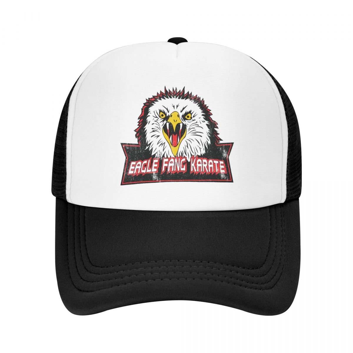 Punk Unisex The Karate Kid Cobra Kai Trucker Hat Adult Eagle Fang Karate Adjustable Baseball Cap Unisex WoUnisex Outdoor Snapback Hats 
Punk Unisex The Karate Kid Cobra Kai Trucker Hat Adult Eagle Fang Karate Adjustable Baseball Cap Unisex WoUnisex Outdoor Snapback Hats