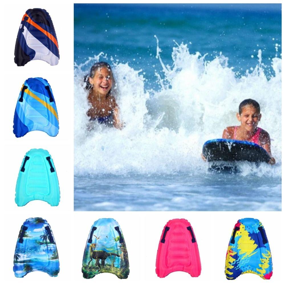 Printed Floating Surfboard Lightweight Surfing Body Board Floating Mat Inflatable Surfboard Child Blue Stripes1
Printed Floating Surfboard Lightweight Surfing Body Board Floating Mat Inflatable Surfboard Child Blue Stripes1