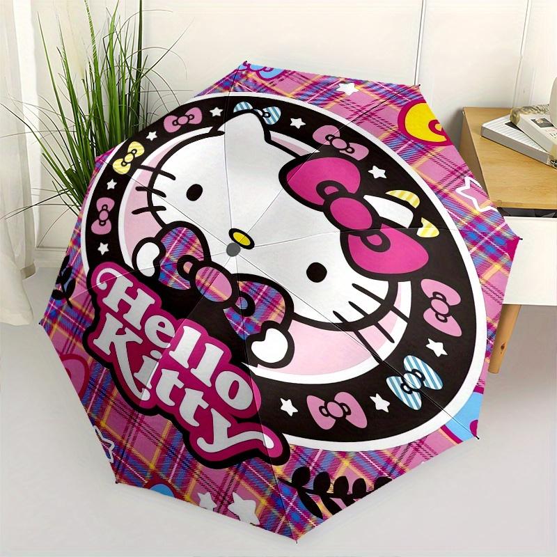 Hello Kitty,Plaid Pattern Automatic Folding Umbrella-Simple 8-Rib Design, Bright Cartoon Pattern, Durable Iron Frame, Suitable For Travel, O
Hello Kitty,Plaid Pattern Automatic Folding Umbrella-Simple 8-Rib Design, Bright Cartoon Pattern, Durable Iron Frame, Suitable For Travel, O