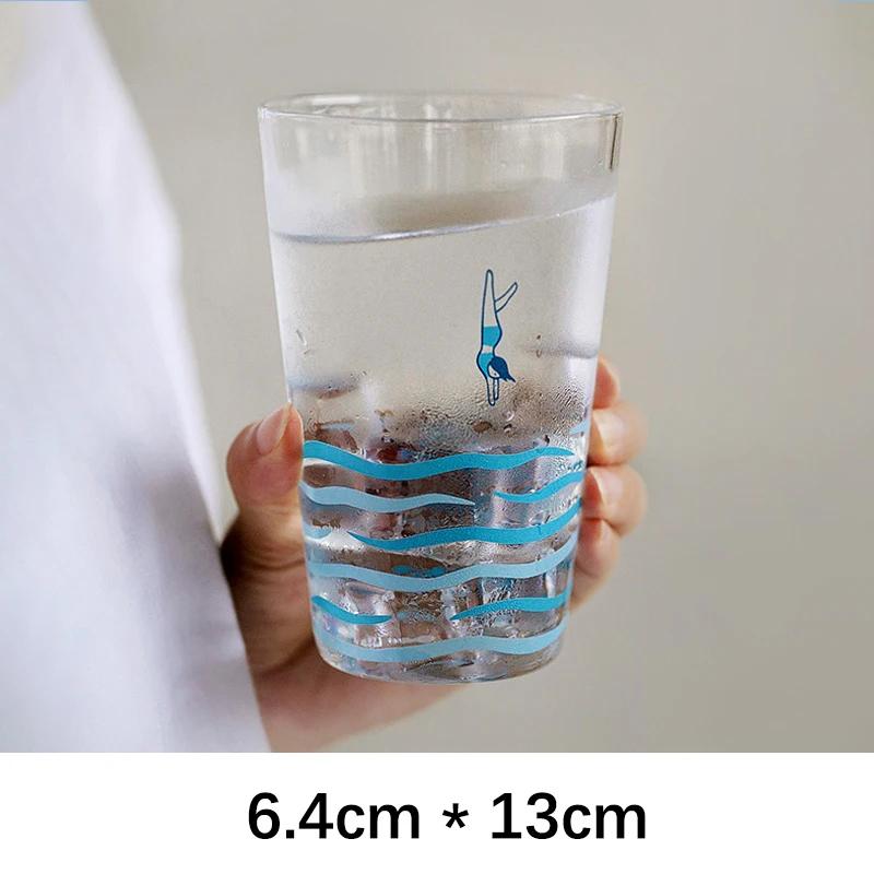 Creative Transparent Swim Glass Cup Summer Korean Fresh Homehold Drinkware Milk Coffee Juice Drinking GlassKitchen Supplies Gift 400ml
Creative Transparent Swim Glass Cup Summer Korean Fresh Homehold Drinkware Milk Coffee Juice Drinking GlassKitchen Supplies Gift 400ml