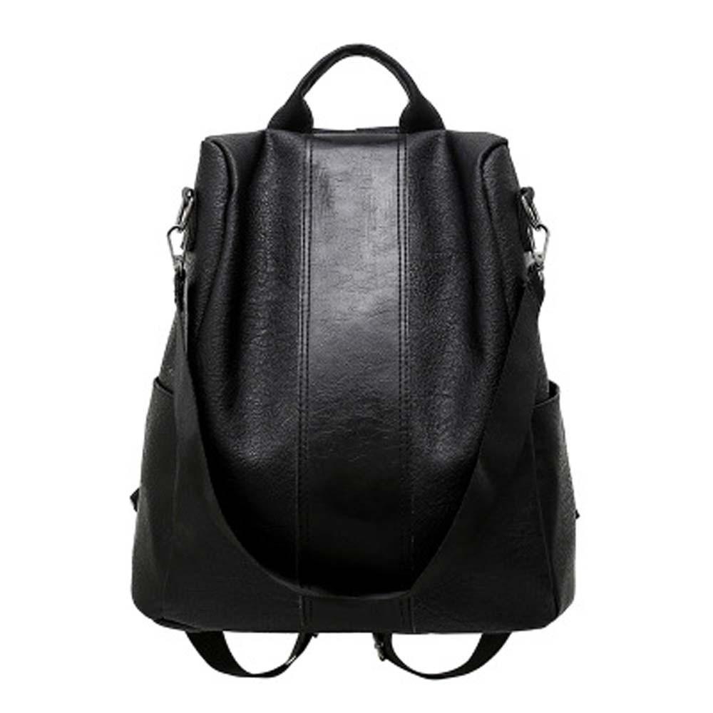 Elegant Soft PU Backpack Multi Pocket Korean Style Large Capacity School Bag Solid Color Crossbody Pouch чёрный
Elegant Soft PU Backpack Multi Pocket Korean Style Large Capacity School Bag Solid Color Crossbody Pouch чёрный