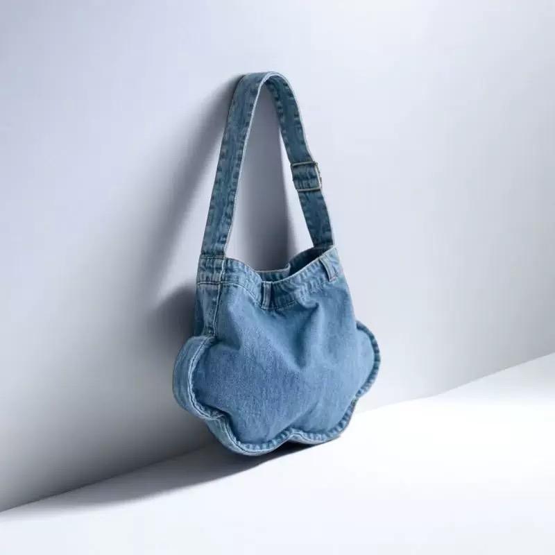 WTEMPO Washed Denim Cloud-shaped Bags Women Four Seasons Versatile Large Capacity Single Shoulder Underarm Bags 1pc синий
WTEMPO Washed Denim Cloud-shaped Bags Women Four Seasons Versatile Large Capacity Single Shoulder Underarm Bags 1pc синий