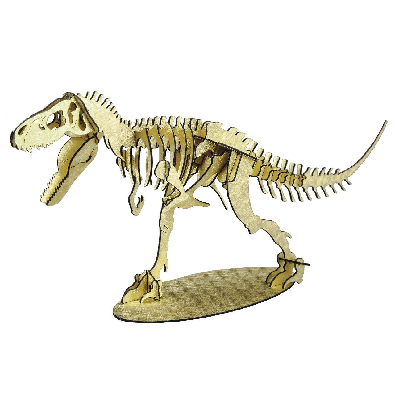 3D Dinosaur Paper Craft Puzzle NEW Tyrannosaurus Stand Type (Gold)
3D Dinosaur Paper Craft Puzzle NEW Tyrannosaurus Stand Type (Gold)