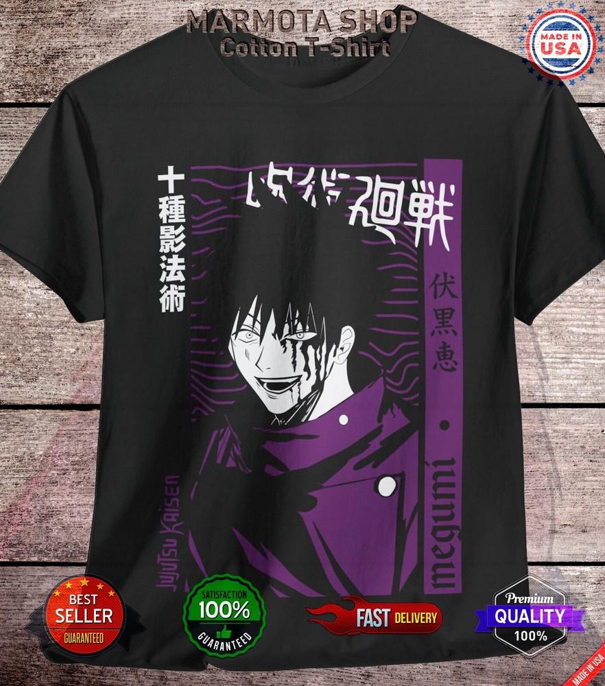 Megumi Fushiguro Jujutsu Kaisen T-Shirt Gojo Satoru Anime Japanese Tee Shirt JJK 4XL
Megumi Fushiguro Jujutsu Kaisen T-Shirt Gojo Satoru Anime Japanese Tee Shirt JJK 4XL