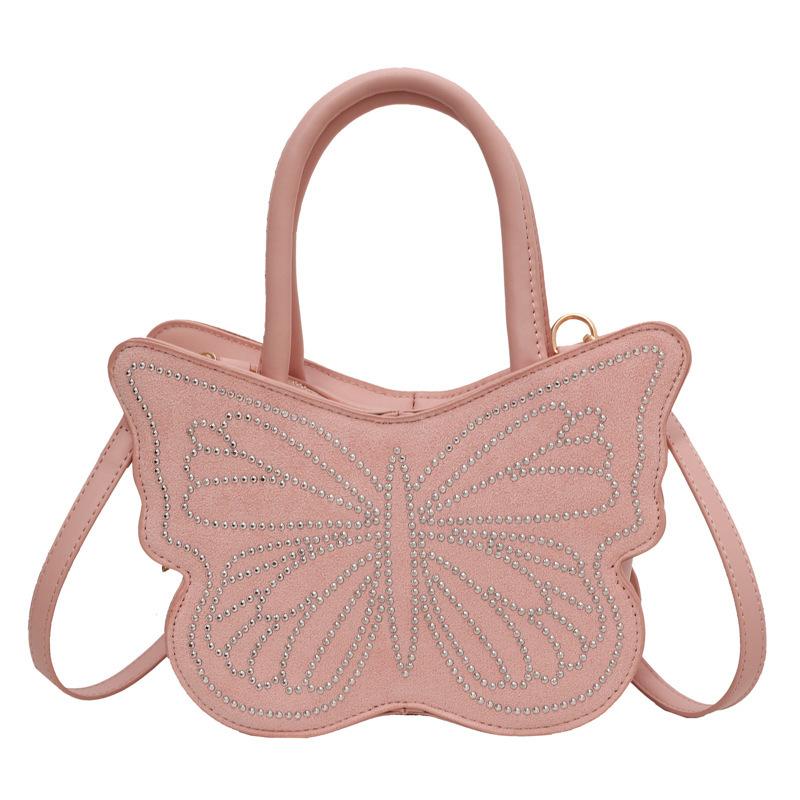 Мультфільм Rivet Butterfly Hbag 2024 Нова модна портативна маленька квадратна сумка з метеликами, сумка через плече великої місткості рожевий
Мультфільм Rivet Butterfly Hbag 2024 Нова модна портативна маленька квадратна сумка з метеликами, сумка через плече великої місткості рожевий