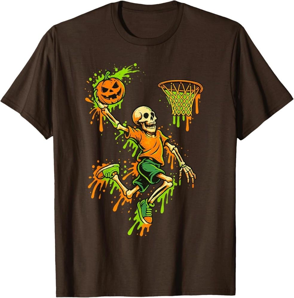 Spooky Basketball Halloween Costume Skeleton Player Boys T-Shirt L
Spooky Basketball Halloween Costume Skeleton Player Boys T-Shirt L