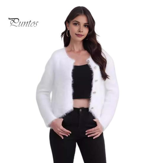 Осень-зима, женский кардиган, пальто, пушистый плюш, однобортный, с U-образным вырезом, с длинными рукавами, утолщенный, однотонный, из искусственного меха, вязаный свитер, куртка белый
Осень-зима, женский кардиган, пальто, пушистый плюш, однобортный, с U-образным вырезом, с длинными рукавами, утолщенный, однотонный, из искусственного меха, вязаный свитер, куртка белый