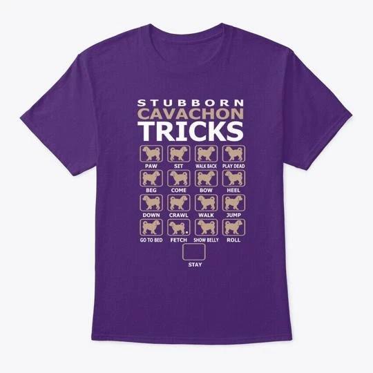 Stubborn Cavachon Dog Funny Tricks T shirt Made in the USA Size S to 5XL 4XL
Stubborn Cavachon Dog Funny Tricks T shirt Made in the USA Size S to 5XL 4XL