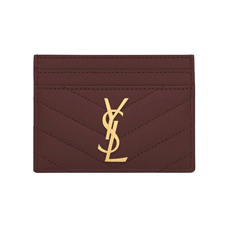 Saint Laurent Ysl Monogram Gold Logo Grainy Embossed Quilted Leather Card Holder Women Card Holder Dark-Red 423291-BOW01-6475 Basic Set (Bag+Dust Bag)
Saint Laurent Ysl Monogram Gold Logo Grainy Embossed Quilted Leather Card Holder Women Card Holder Dark-Red 423291-BOW01-6475 Basic Set (Bag+Dust Bag)