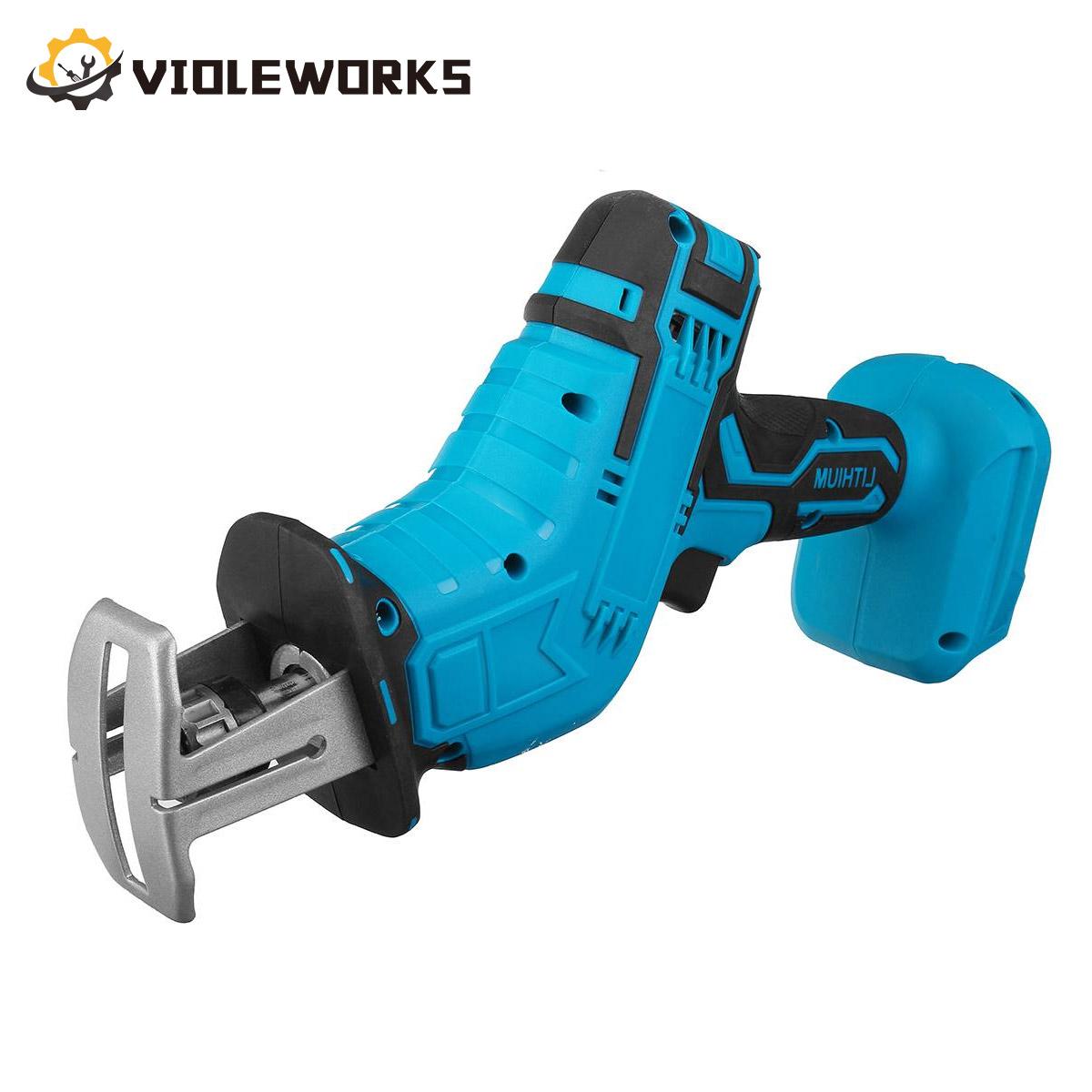 VIOLEWORKS 18V 3000RPM Беспроводная электрическая сабельная пила Сабля для резки Пила Портативные электроинструменты Дереворежущий станок для батареи Makita 18V
VIOLEWORKS 18V 3000RPM Беспроводная электрическая сабельная пила Сабля для резки Пила Портативные электроинструменты Дереворежущий станок для батареи Makita 18V