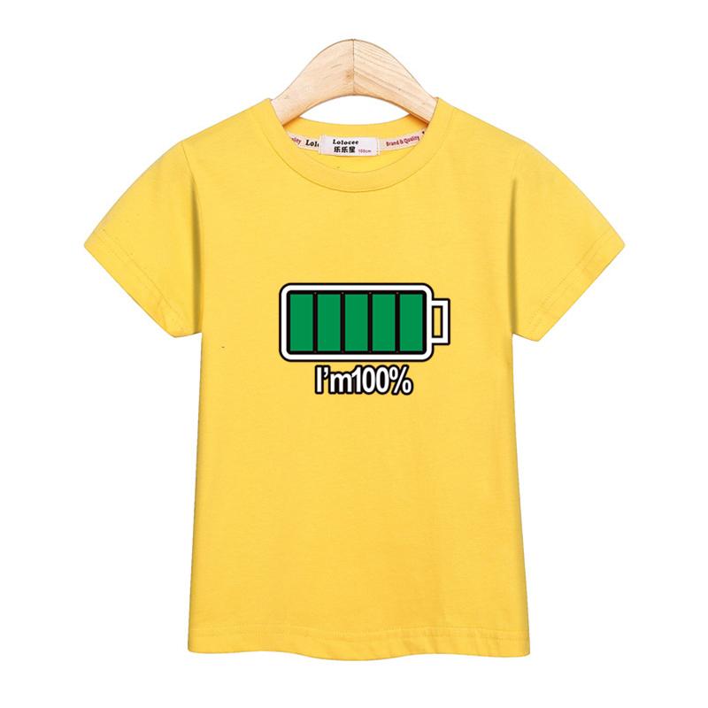 Summer Short-sleeve T-shirt, Round-neck Clothing, Children s Casual T-shirt with Battery Pattern Top 160
Summer Short-sleeve T-shirt, Round-neck Clothing, Children s Casual T-shirt with Battery Pattern Top 160