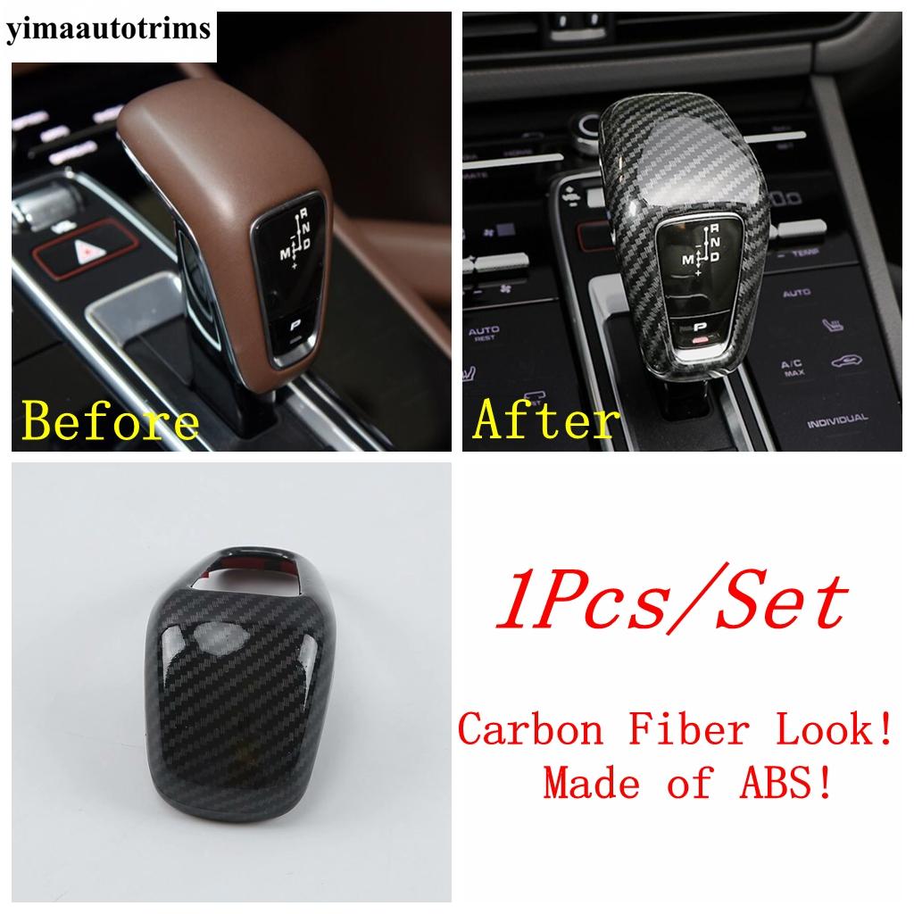 Car Gear Shift Head Handle Knob Decoration Cover Trim For Porsche Cayenne 2018 - ABS Red Carbon Fiber Accessories Interior Carbon Fiber Look
Car Gear Shift Head Handle Knob Decoration Cover Trim For Porsche Cayenne 2018 - ABS Red Carbon Fiber Accessories Interior Carbon Fiber Look
