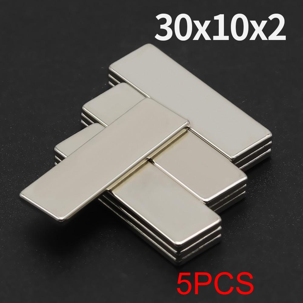 30x10x2mm Powerful Neodymium Magnet N35 NdfeB Permanent Magnetic imanes Block Super Strong Fridge Magnets DIY
30x10x2mm Powerful Neodymium Magnet N35 NdfeB Permanent Magnetic imanes Block Super Strong Fridge Magnets DIY