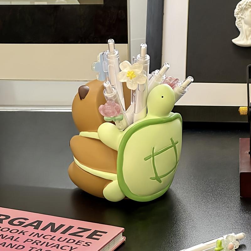 Cute Turtle Backpack Pen Holder, cartoon desktop organizer for home, office and student use, ideal gift. Capybara Pen Holder
Cute Turtle Backpack Pen Holder, cartoon desktop organizer for home, office and student use, ideal gift. Capybara Pen Holder