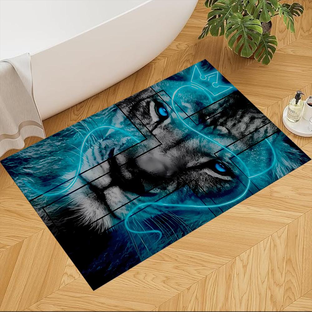 Lion And Lioness Portrait Non-Slip Home Carpet Design for Office Decor Living Room Bedroom Gift 40cmx60cm
Lion And Lioness Portrait Non-Slip Home Carpet Design for Office Decor Living Room Bedroom Gift 40cmx60cm