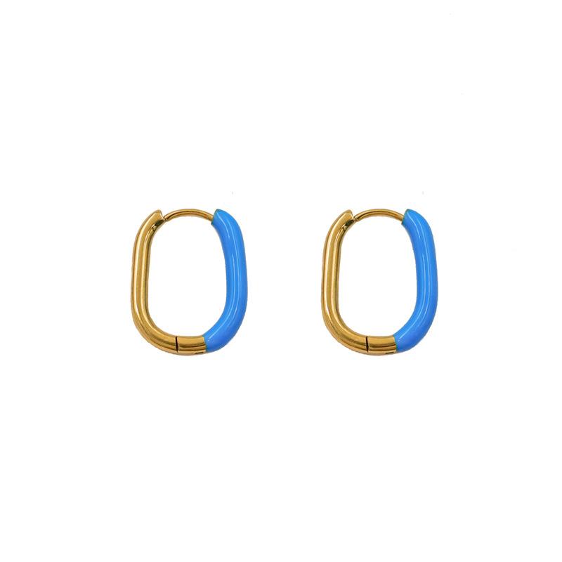 Hot Small Fresh Cute Cream Sweet Wind Multi-Colored Enamel Epoxy Titanium Steel Earrings Women S синій
Hot Small Fresh Cute Cream Sweet Wind Multi-Colored Enamel Epoxy Titanium Steel Earrings Women S синій