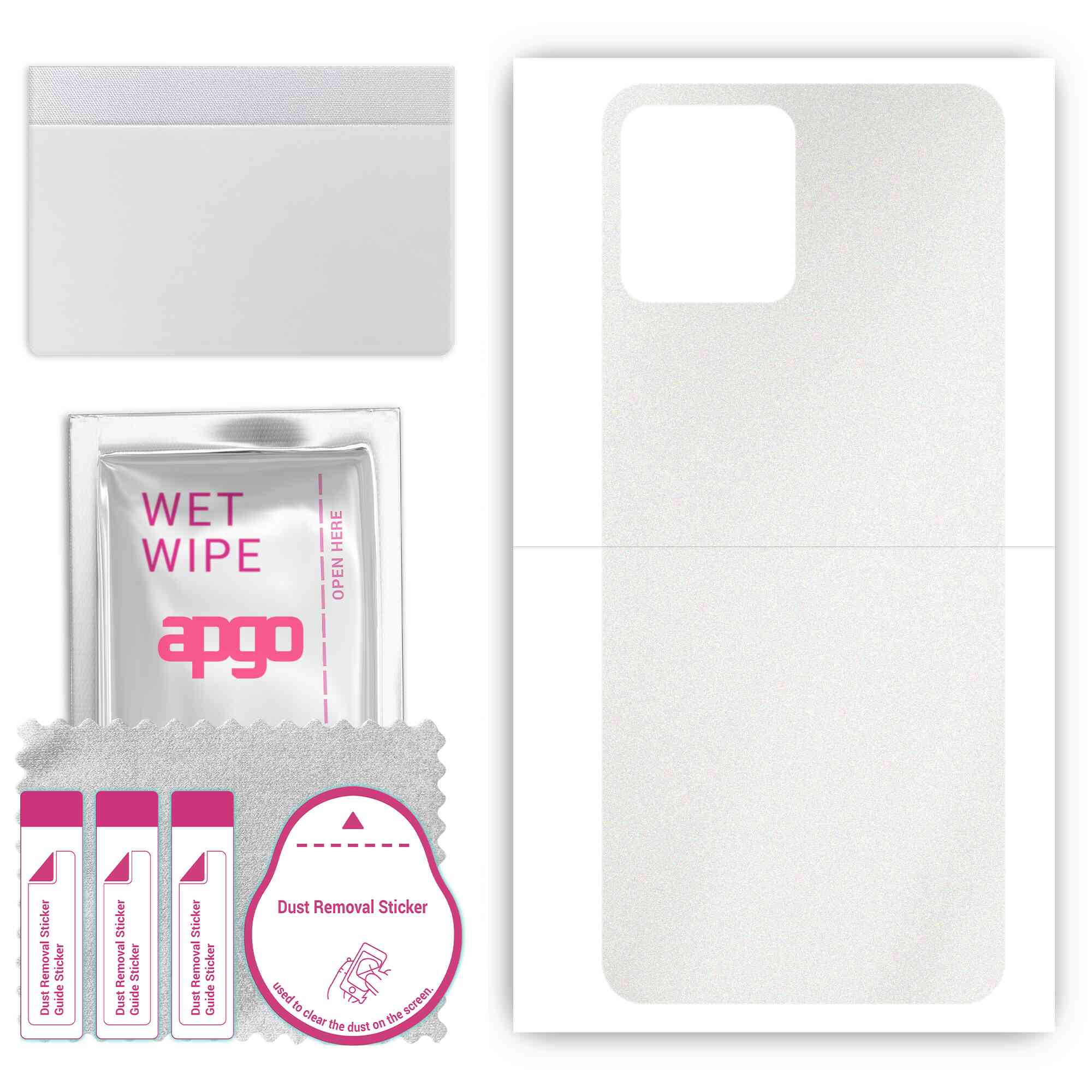 Apgo Protective Skin Sticker для задньої панелі, сумісної з T-Mobile Revvl 6 5G, Wrap Film, Foil, Vinyl - Pattern Matte Transparent
Apgo Protective Skin Sticker для задньої панелі, сумісної з T-Mobile Revvl 6 5G, Wrap Film, Foil, Vinyl - Pattern Matte Transparent