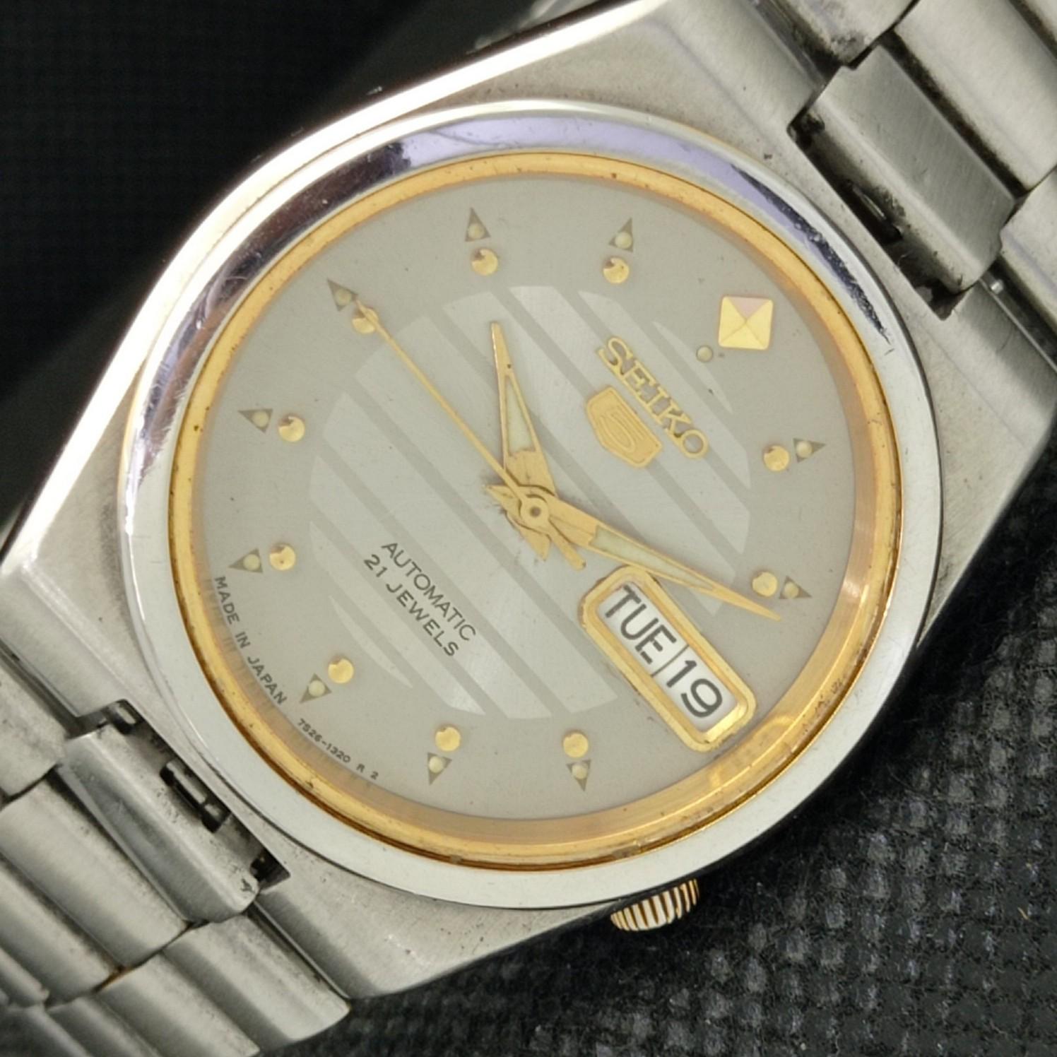 Б/У винтажные мужские часы SEIKO 5 AUTO 7S36A из Японии с оригинальным циферблатом 608a-a315180-9 SKU608a-a315180
Б/У винтажные мужские часы SEIKO 5 AUTO 7S36A из Японии с оригинальным циферблатом 608a-a315180-9 SKU608a-a315180