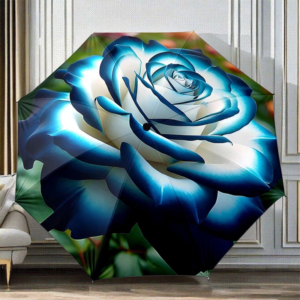 Automatic Folding Umbrella Blue and white rose. Portable collapsible design, casual outdoor accessory, Christmas birthday fest (as the picture,Iron&8K)
Automatic Folding Umbrella Blue and white rose. Portable collapsible design, casual outdoor accessory, Christmas birthday fest (as the picture,Iron&8K)