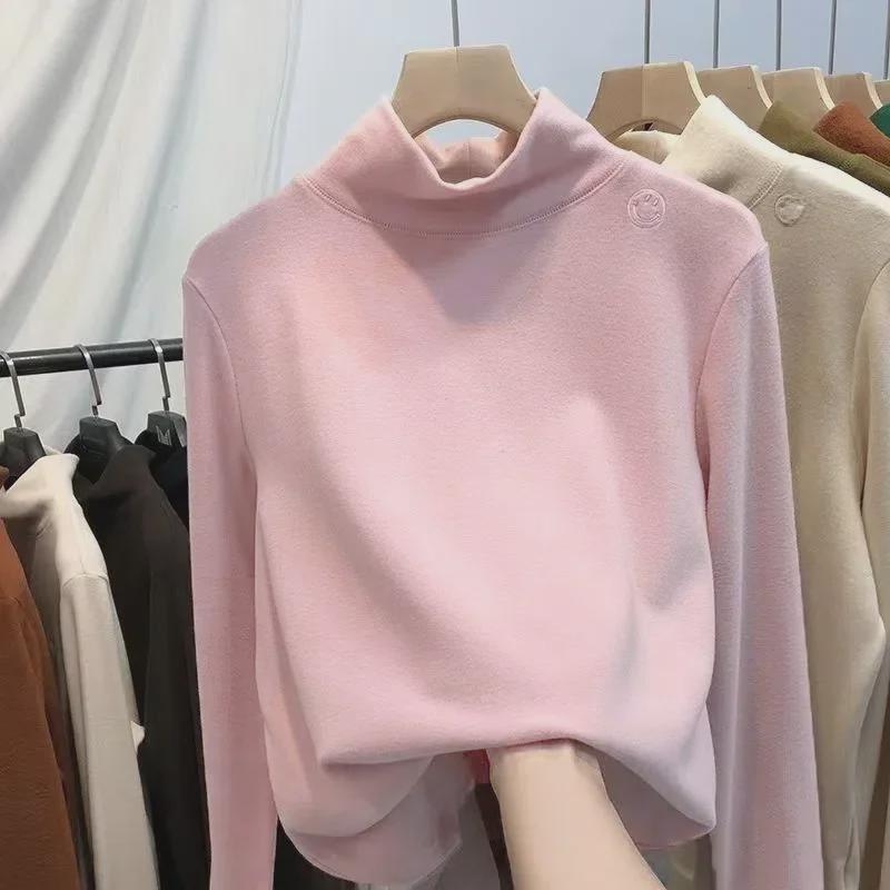 Женская водолазка с длинным рукавом из двухстороннего бархата: Уютный топ осень/зима 2023 XL (58-65 kg)
Женская водолазка с длинным рукавом из двухстороннего бархата: Уютный топ осень/зима 2023 XL (58-65 kg)