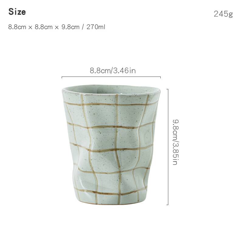 Japanese handmade rough pottery cup retro shaped tea cup sushi restaurant restaurant special water cup handy cup 200-400ml
Japanese handmade rough pottery cup retro shaped tea cup sushi restaurant restaurant special water cup handy cup 200-400ml