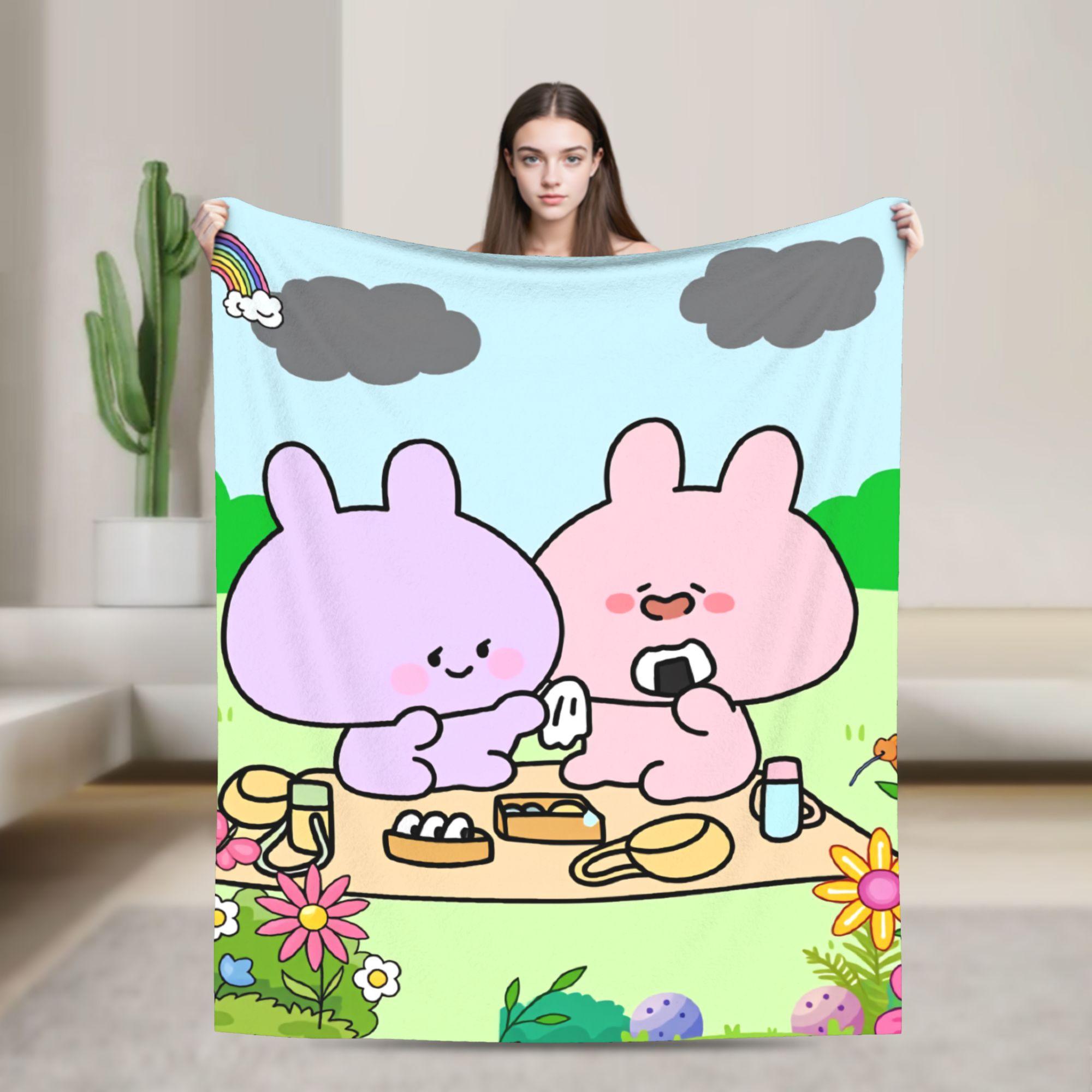 Asamimichan and Anemimi Blanket Travel Office Flannel Bedding Throws For Living Room Warm Soft Quality Bedspread Gift 130x150cm
Asamimichan and Anemimi Blanket Travel Office Flannel Bedding Throws For Living Room Warm Soft Quality Bedspread Gift 130x150cm