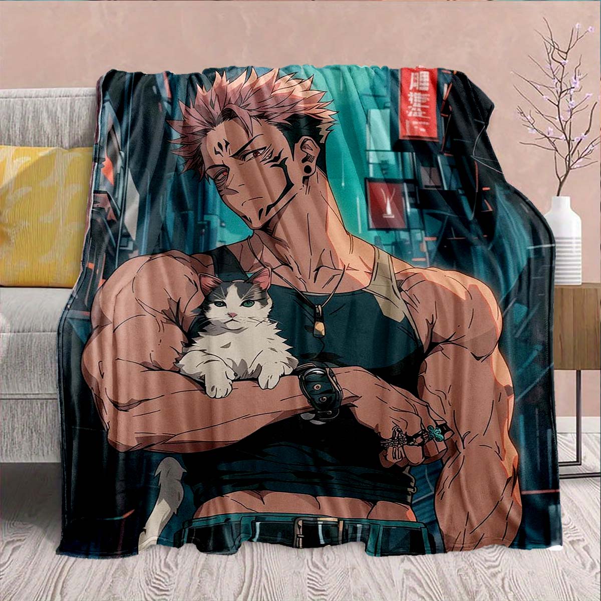 Jujutsu Kaisen Flannel Bed Blanket Warm Cozy Soft Throw Lightweight Sofa Home Decor -QJY 75x90cm
Jujutsu Kaisen Flannel Bed Blanket Warm Cozy Soft Throw Lightweight Sofa Home Decor -QJY 75x90cm