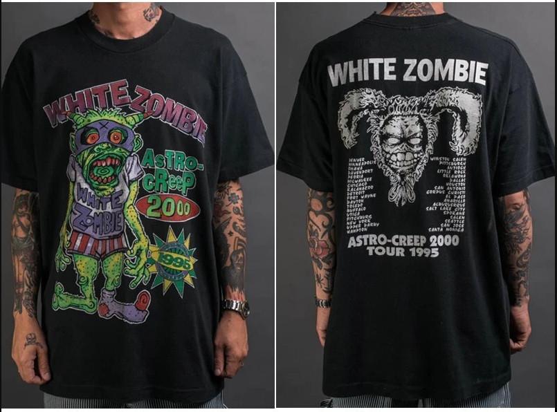 1995 White Zombie AstroCreep 2000 Tour Tshirt size S5XL Unisex T-Shirt XXL
1995 White Zombie AstroCreep 2000 Tour Tshirt size S5XL Unisex T-Shirt XXL