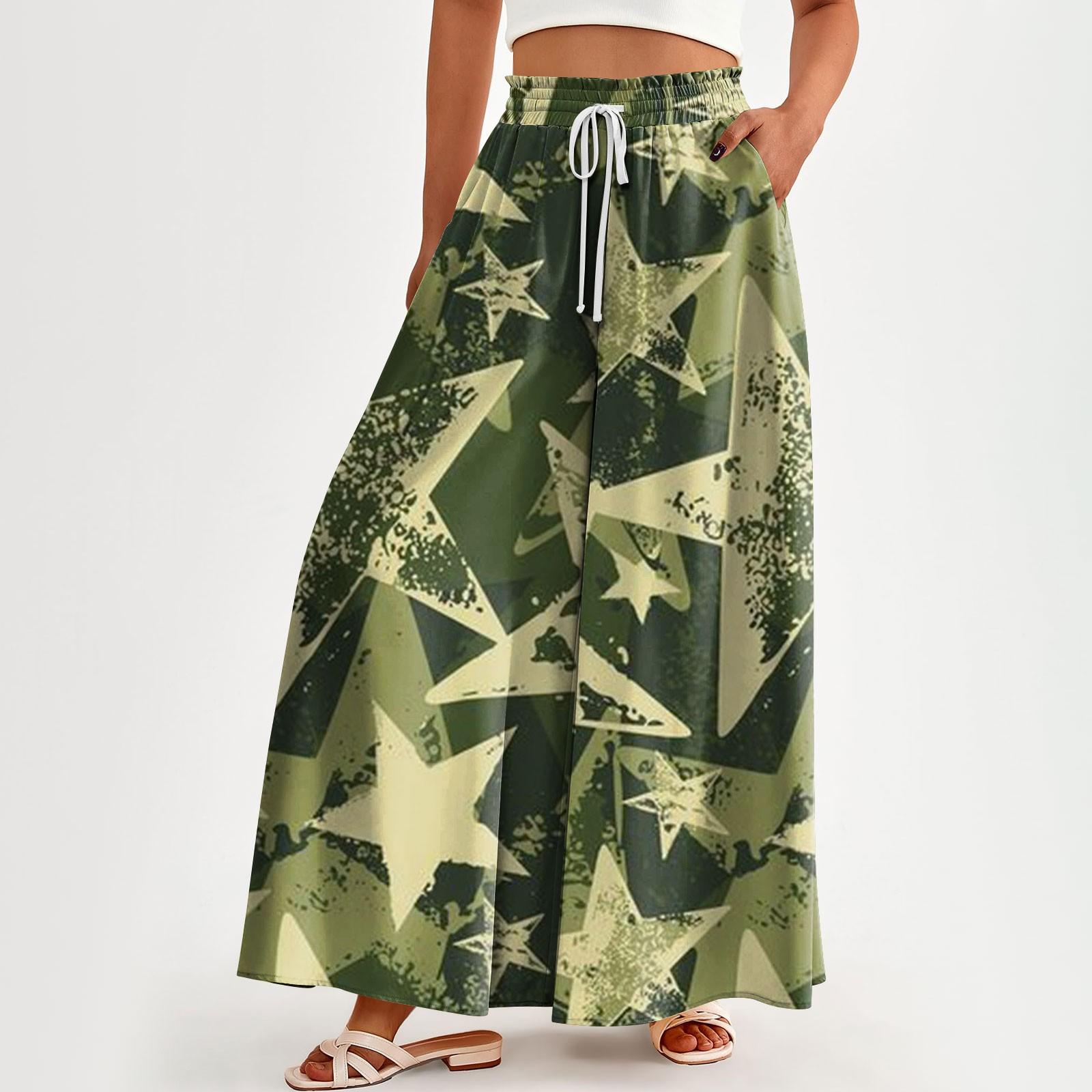 Женские брюки с высокой талией, широкие, повседневные, струящиеся брюки-палаццо, клетчатые брюки с карманом XXL зелёный
Женские брюки с высокой талией, широкие, повседневные, струящиеся брюки-палаццо, клетчатые брюки с карманом XXL зелёный