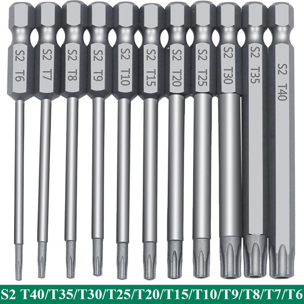 11PCS 1/4 Hex Bits Driver Tamper Proof Security Drill Magnetic Bit Set Torx Screwdriver Flat Head F1FC High Quality 50/100mm
11PCS 1/4 Hex Bits Driver Tamper Proof Security Drill Magnetic Bit Set Torx Screwdriver Flat Head F1FC High Quality 50/100mm